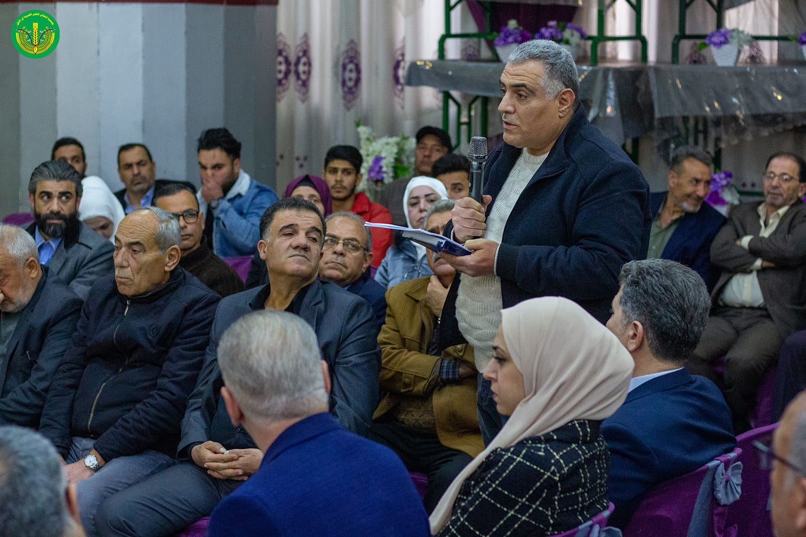 زيارةٍ كريمة ومهمه في لقاءٍ جماهيري من محافظ ريف دمشق